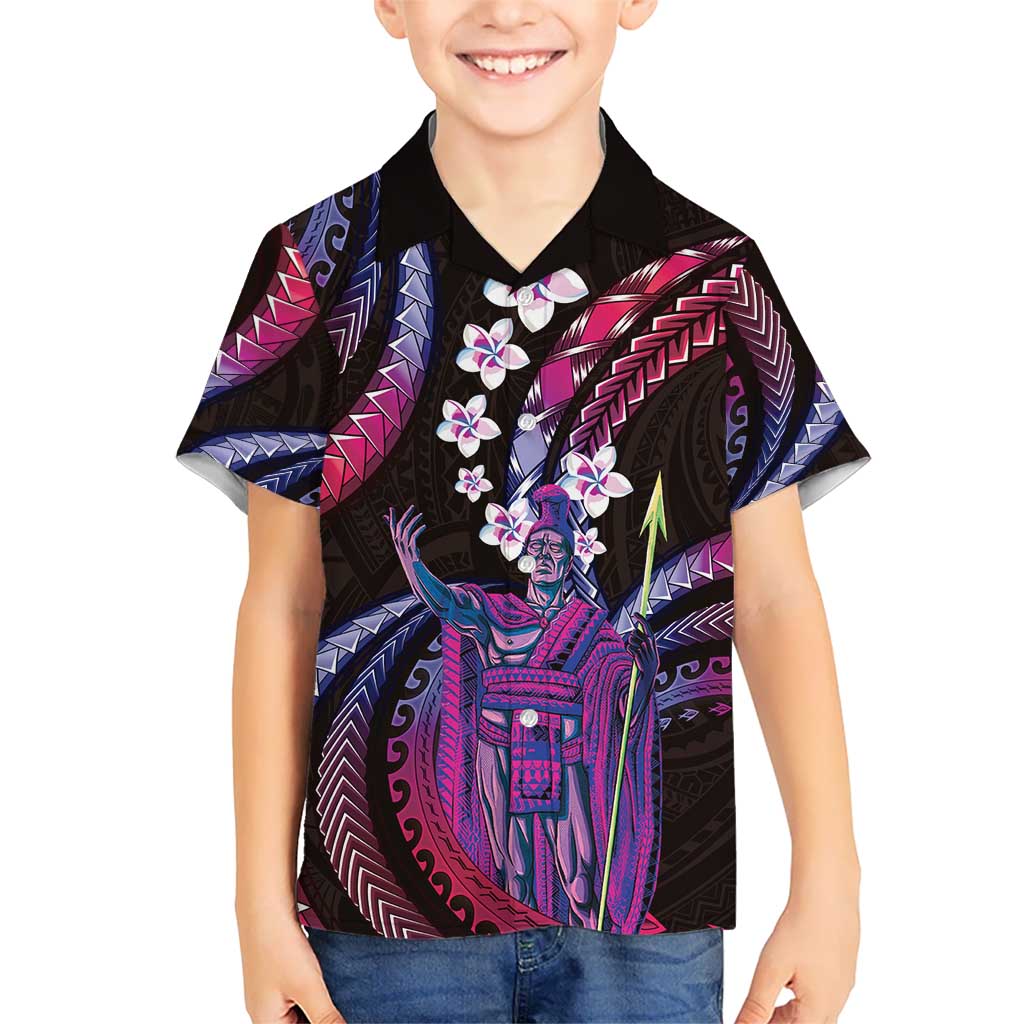 Hawaii King Kamehameha Kid Hawaiian Shirt Fantastic Plumeria Sweet Vibes