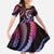 Hawaii King Kamehameha Kid Short Sleeve Dress Fantastic Plumeria Sweet Vibes