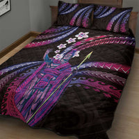 Hawaii King Kamehameha Quilt Bed Set Fantastic Plumeria Sweet Vibes