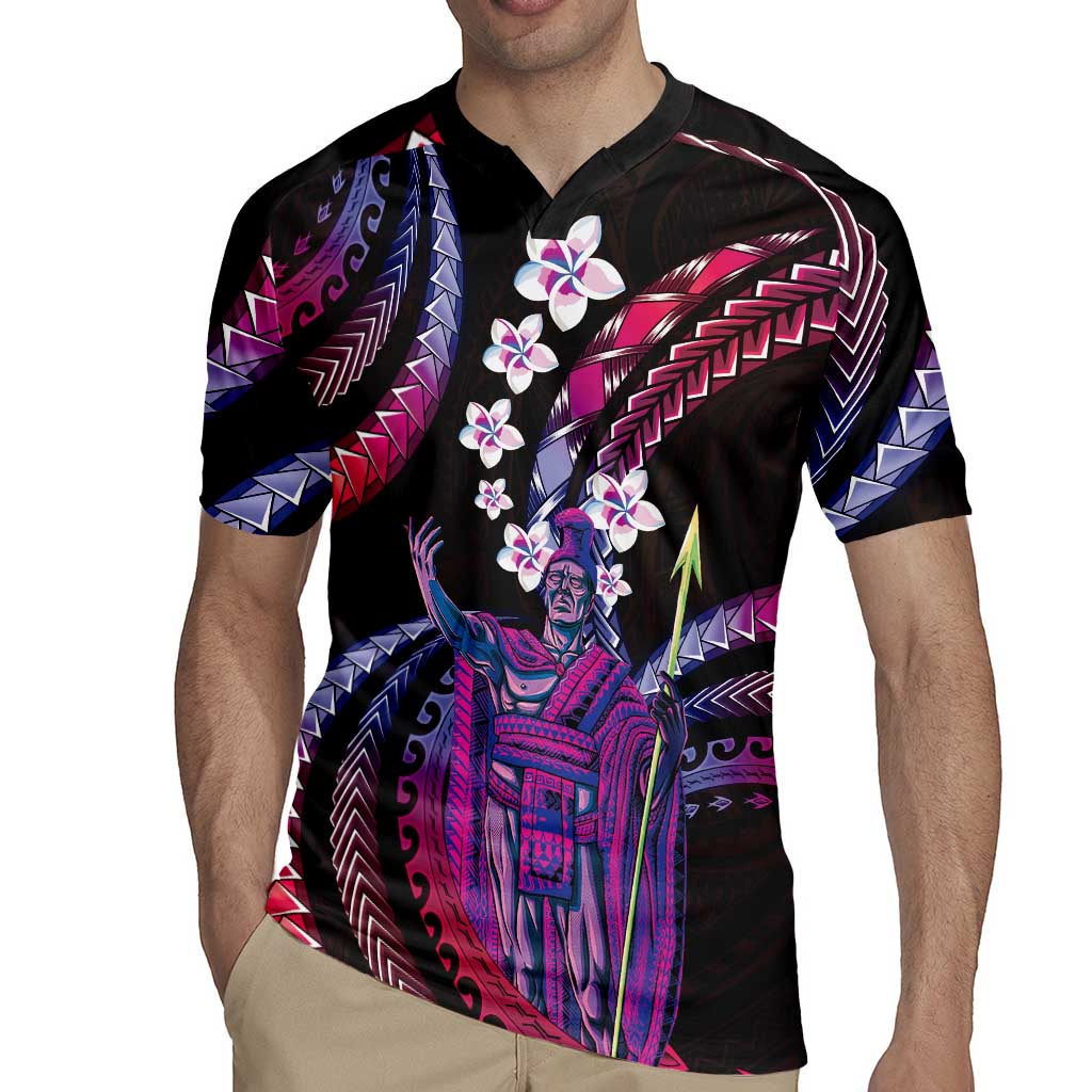 Hawaii King Kamehameha Rugby Jersey Fantastic Plumeria Sweet Vibes