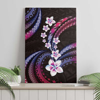 Hawaii Plumeria Canvas Wall Art Sweet Gradient Polynesian Pattern LT01 - Polynesian Pride