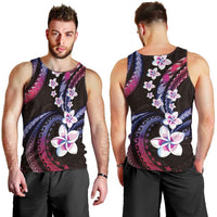 Hawaii Plumeria Men Tank Top Sweet Gradient Polynesian Pattern LT01 - Polynesian Pride