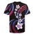 Hawaii Plumeria Rugby Jersey Sweet Gradient Polynesian Pattern