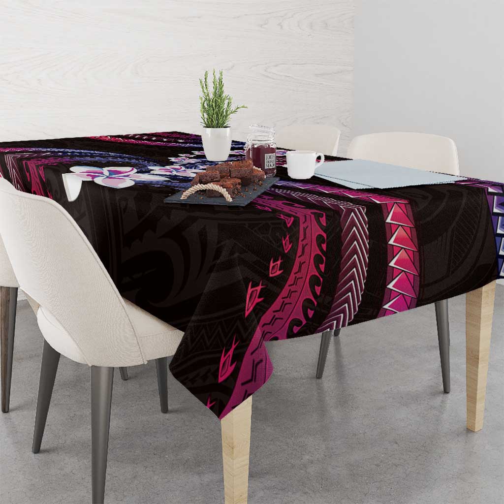 Hawaii Plumeria Tablecloth Sweet Gradient Polynesian Pattern LT01 - Polynesian Pride