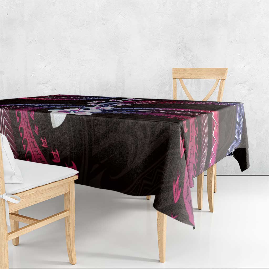 Hawaii Plumeria Tablecloth Sweet Gradient Polynesian Pattern LT01 - Polynesian Pride