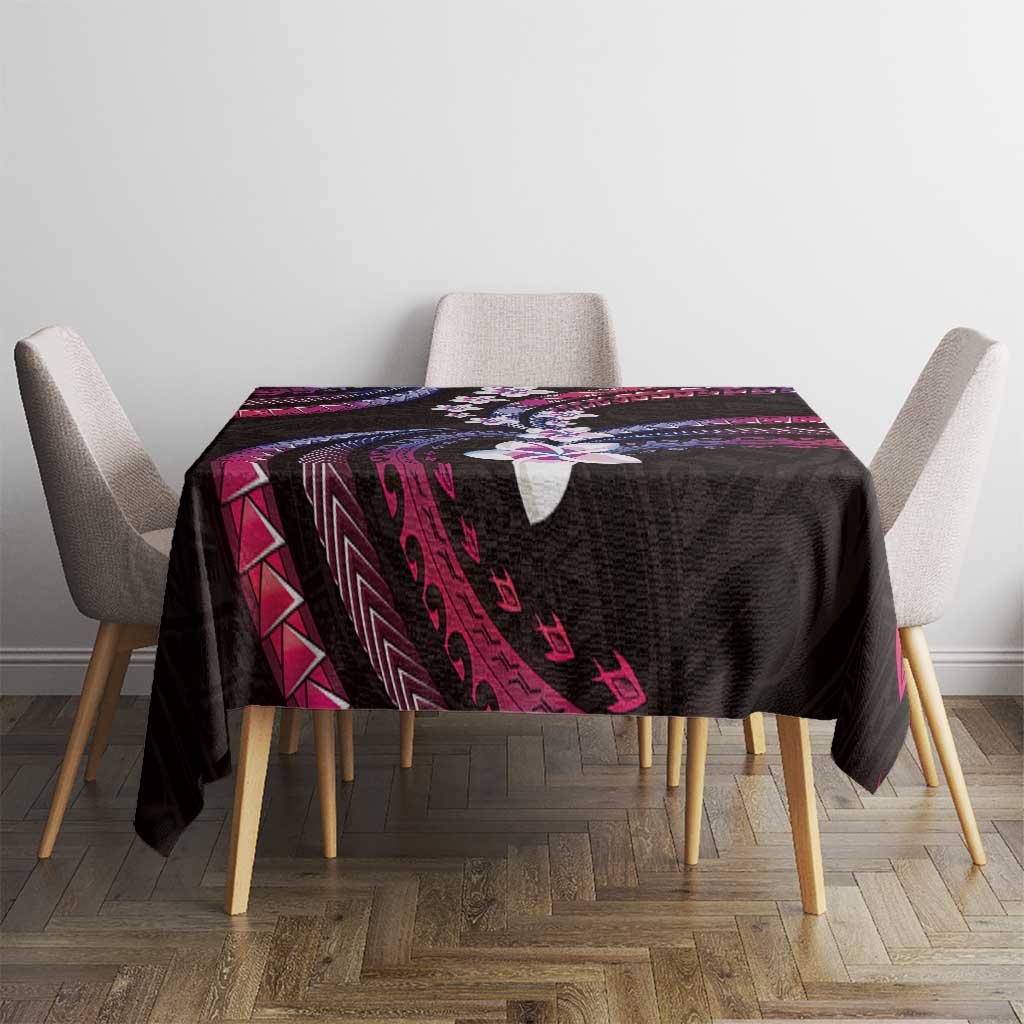 Hawaii Plumeria Tablecloth Sweet Gradient Polynesian Pattern LT01 - Polynesian Pride