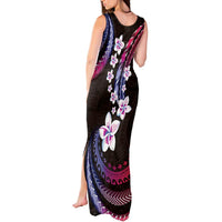 Hawaii Plumeria Tank Maxi Dress Sweet Gradient Polynesian Pattern LT01 - Polynesian Pride