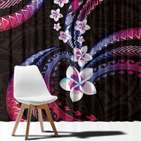 Hawaii Plumeria Window Curtain Sweet Gradient Polynesian Pattern LT01 - Polynesian Pride