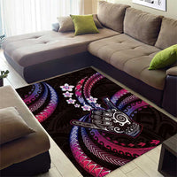 Hawaii Shaka Sign Area Rug Fantastic Frangipani Sweet Vibes