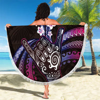 Hawaii Shaka Sign Beach Blanket Fantastic Frangipani Sweet Vibes LT01 - Polynesian Pride