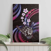 Hawaii Shaka Sign Canvas Wall Art Fantastic Frangipani Sweet Vibes LT01 - Polynesian Pride
