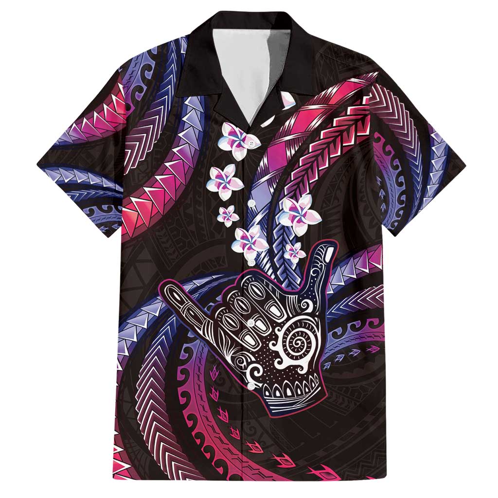 Hawaii Shaka Sign Hawaiian Shirt Fantastic Frangipani Sweet Vibes LT01 Pink - Polynesian Pride