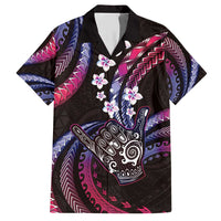 Hawaii Shaka Sign Hawaiian Shirt Fantastic Frangipani Sweet Vibes LT01 Pink - Polynesian Pride