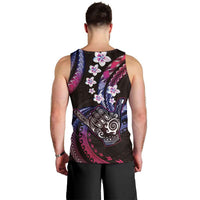 Hawaii Shaka Sign Men Tank Top Fantastic Frangipani Sweet Vibes LT01 - Polynesian Pride