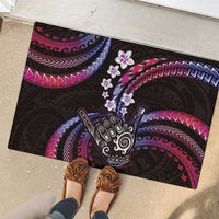 Hawaii Shaka Sign Rubber Doormat Fantastic Frangipani Sweet Vibes LT01 - Polynesian Pride