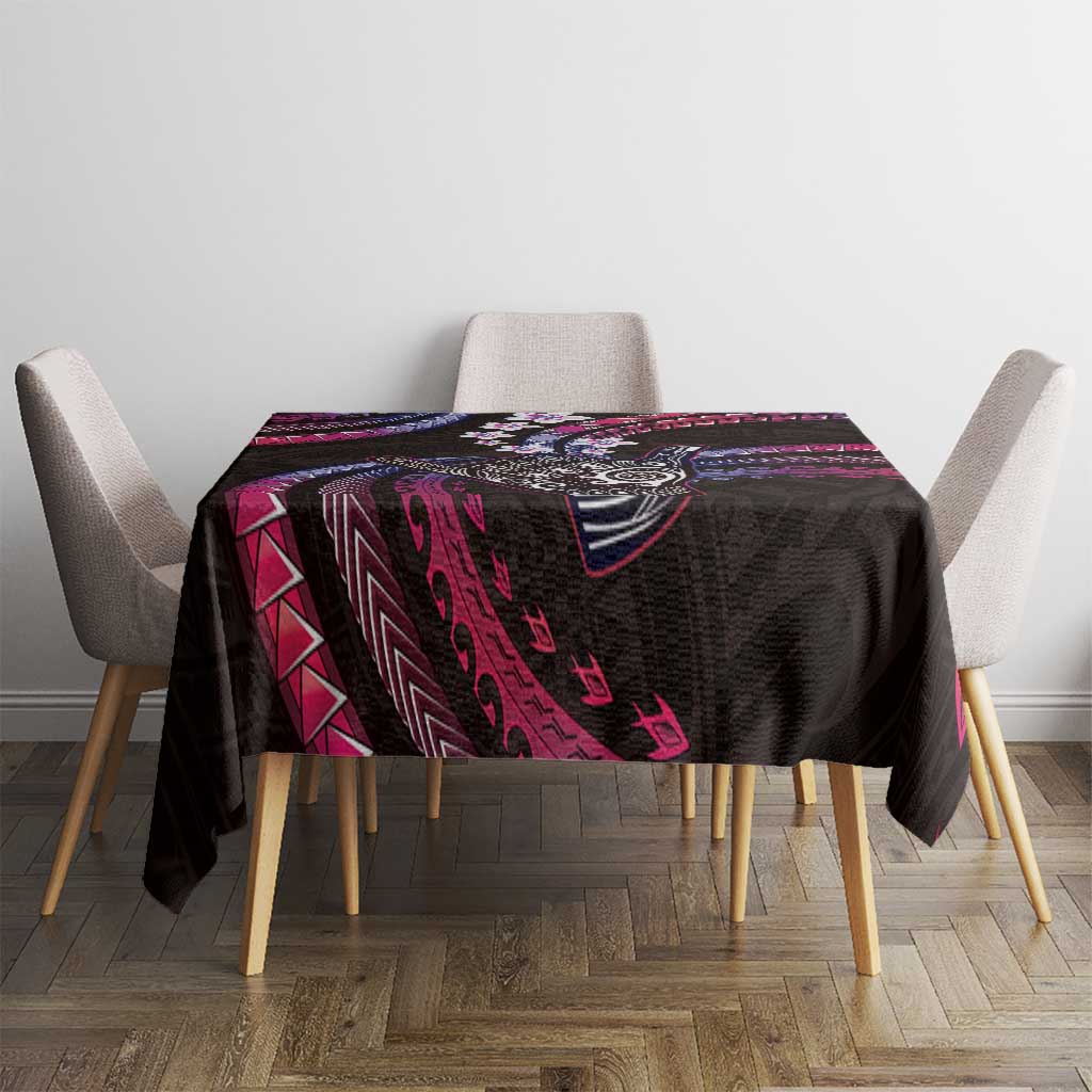 Hawaii Shaka Sign Tablecloth Fantastic Frangipani Sweet Vibes LT01 - Polynesian Pride