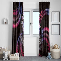 Hawaii Shaka Sign Window Curtain Fantastic Frangipani Sweet Vibes LT01 - Polynesian Pride