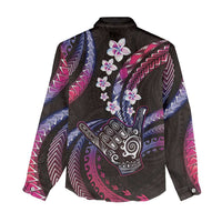Hawaii Shaka Sign Women Casual Shirt Fantastic Frangipani Sweet Vibes