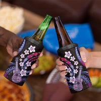 Hawaiian Ukulele 4 in 1 Can Cooler Tumbler Sweet Dream Fantastic Plumeria