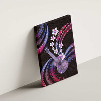 Hawaiian Ukulele Canvas Wall Art Sweet Dream Fantastic Plumeria