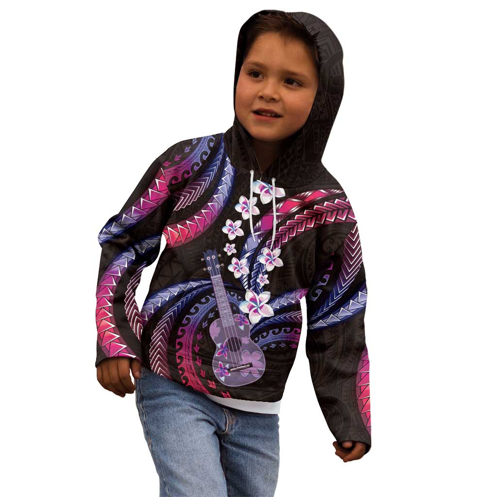 Hawaiian Ukulele Kid Hoodie Sweet Dream Fantastic Plumeria