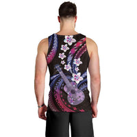 Hawaiian Ukulele Men Tank Top Sweet Dream Fantastic Plumeria