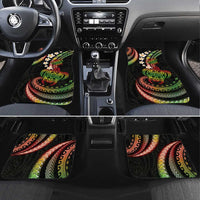 Hawaii Turtles Plumeria Car Mats Reggae Polynesian Pattern