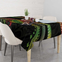 Hawaii Turtles Plumeria Tablecloth Reggae Polynesian Pattern LT01 - Polynesian Pride