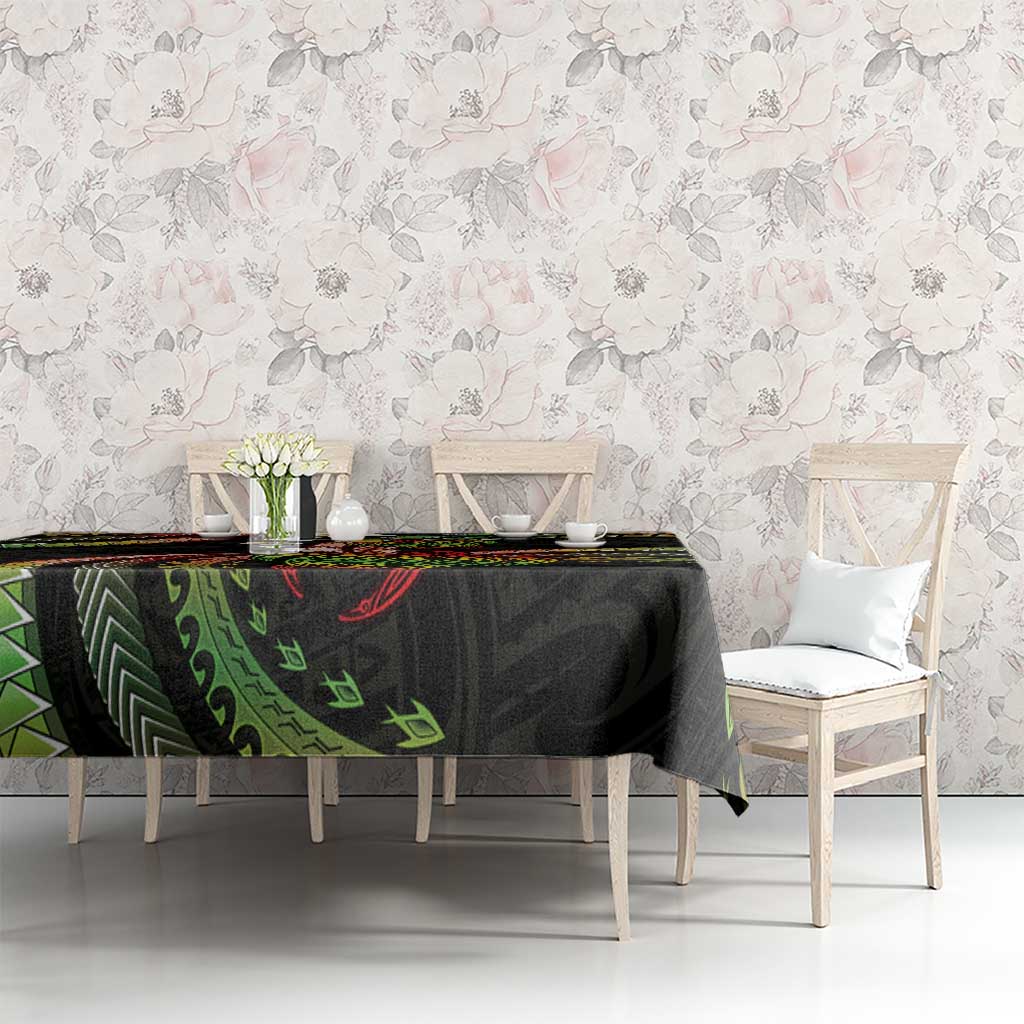 Hawaii Turtles Plumeria Tablecloth Reggae Polynesian Pattern LT01 - Polynesian Pride