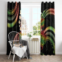 Hawaii Turtles Plumeria Window Curtain Reggae Polynesian Pattern LT01 - Polynesian Pride