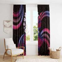 Hawaii Turtles Plumeria Window Curtain Sweet Gradient Polynesian Pattern LT01 - Polynesian Pride