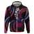 Hawaii Turtles Plumeria Zip Hoodie Sweet Gradient Polynesian Pattern