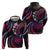 Hawaii Turtles Plumeria Zip Hoodie Sweet Gradient Polynesian Pattern