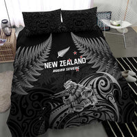 New Zealand 2024 Rugby Bedding Set Silver Fern Aotearoa Kiwi LT01 - Polynesian Pride