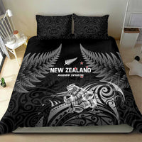 New Zealand 2024 Rugby Bedding Set Silver Fern Aotearoa Kiwi LT01 - Polynesian Pride