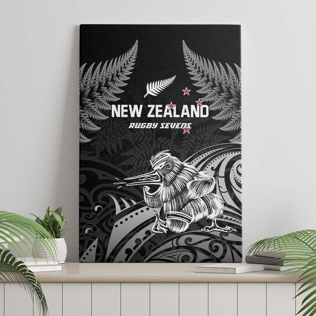 New Zealand 2024 Rugby Canvas Wall Art Silver Fern Aotearoa Kiwi LT01 - Polynesian Pride