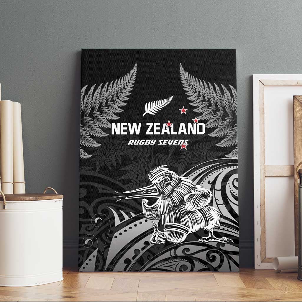 New Zealand 2024 Rugby Canvas Wall Art Silver Fern Aotearoa Kiwi LT01 - Polynesian Pride