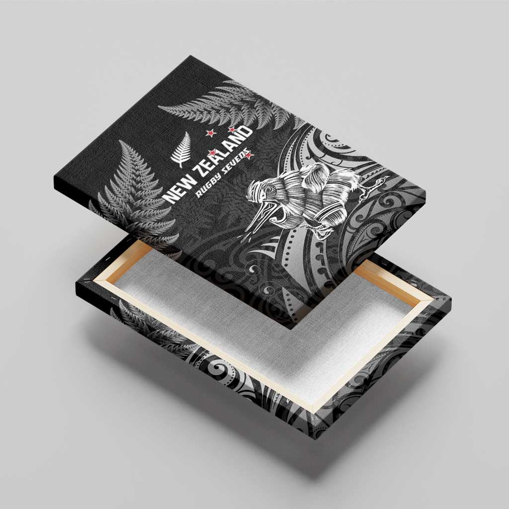 New Zealand 2024 Rugby Canvas Wall Art Silver Fern Aotearoa Kiwi LT01 - Polynesian Pride