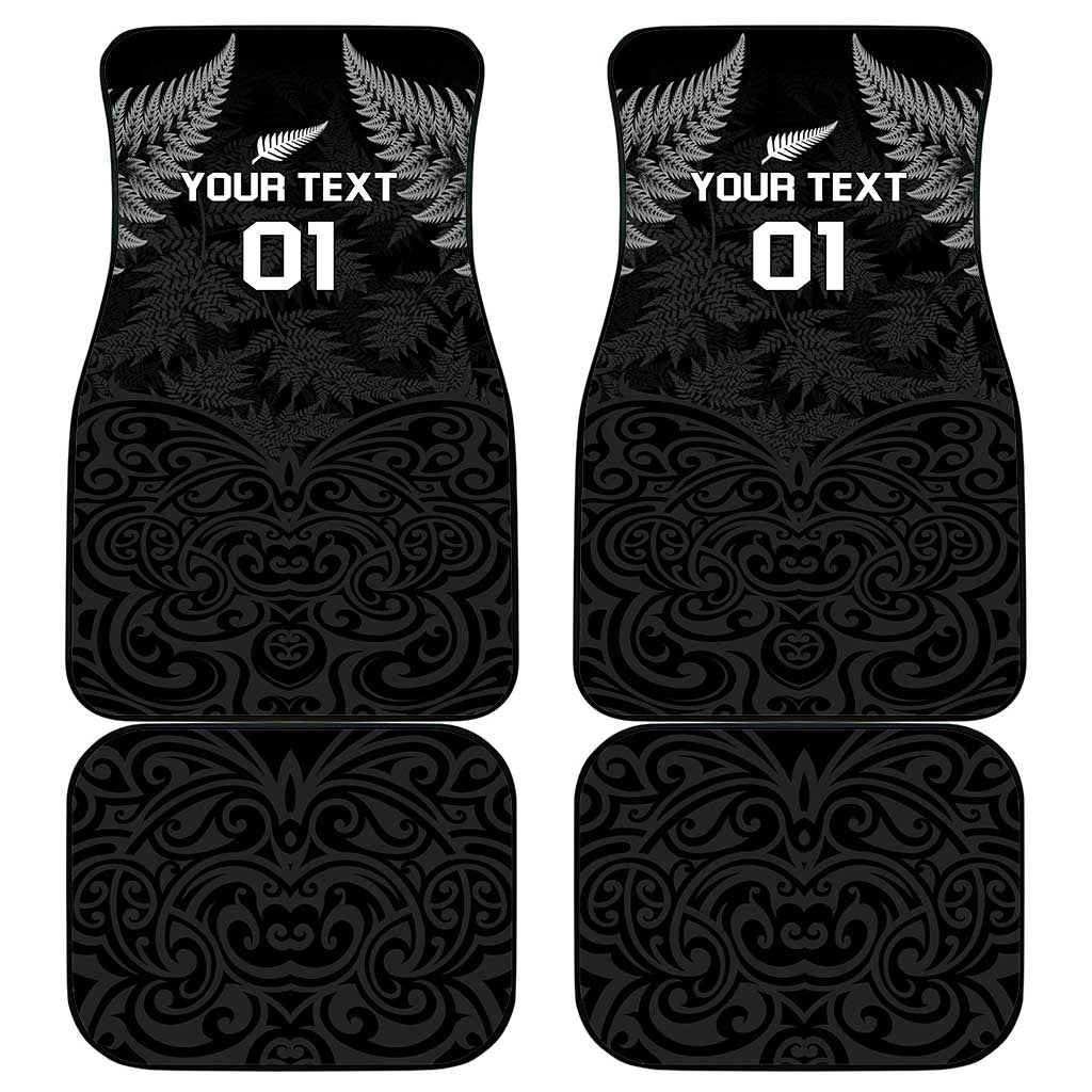 New Zealand 2024 Rugby Car Mats Silver Fern Aotearoa Kiwi LT01 - Polynesian Pride