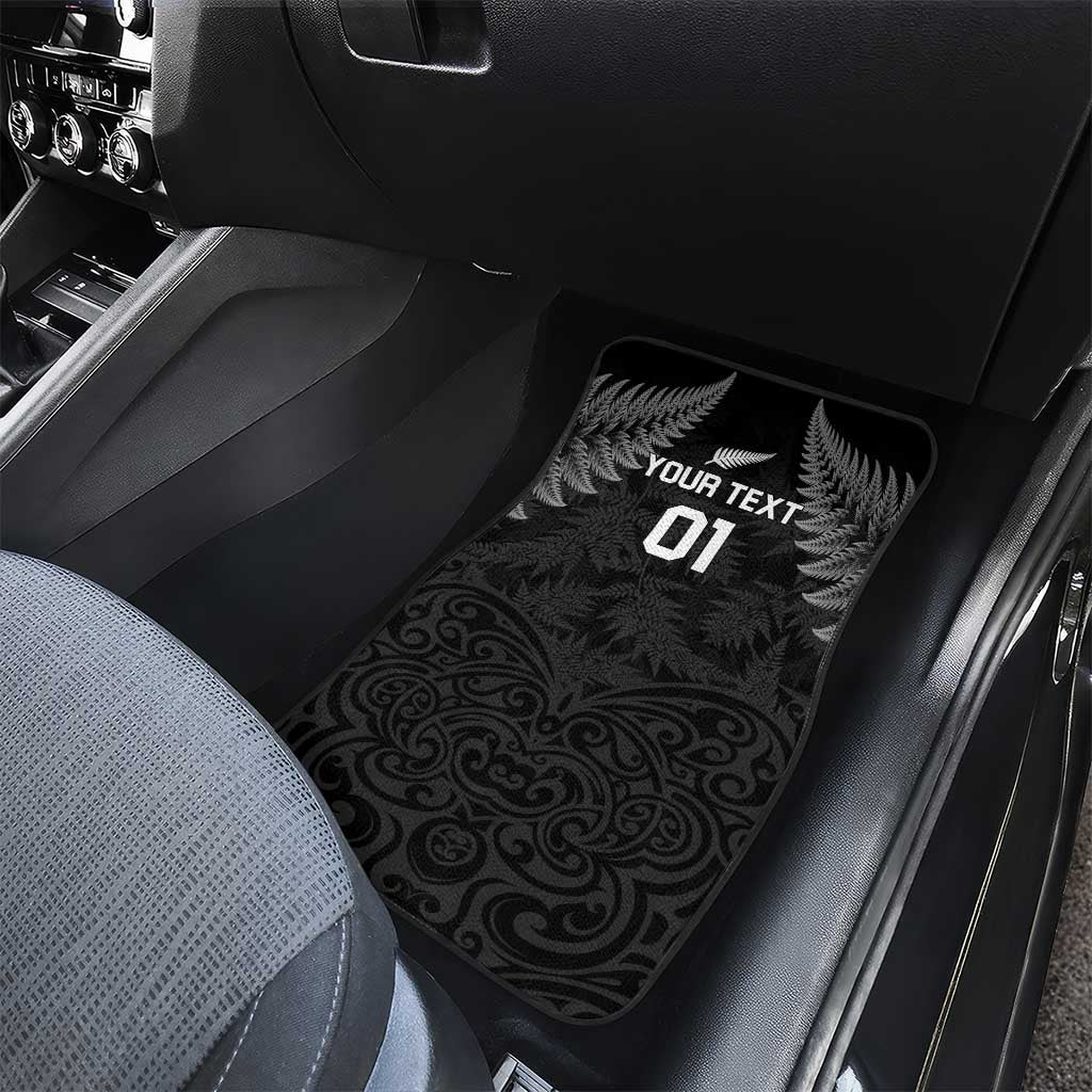 New Zealand 2024 Rugby Car Mats Silver Fern Aotearoa Kiwi LT01 - Polynesian Pride