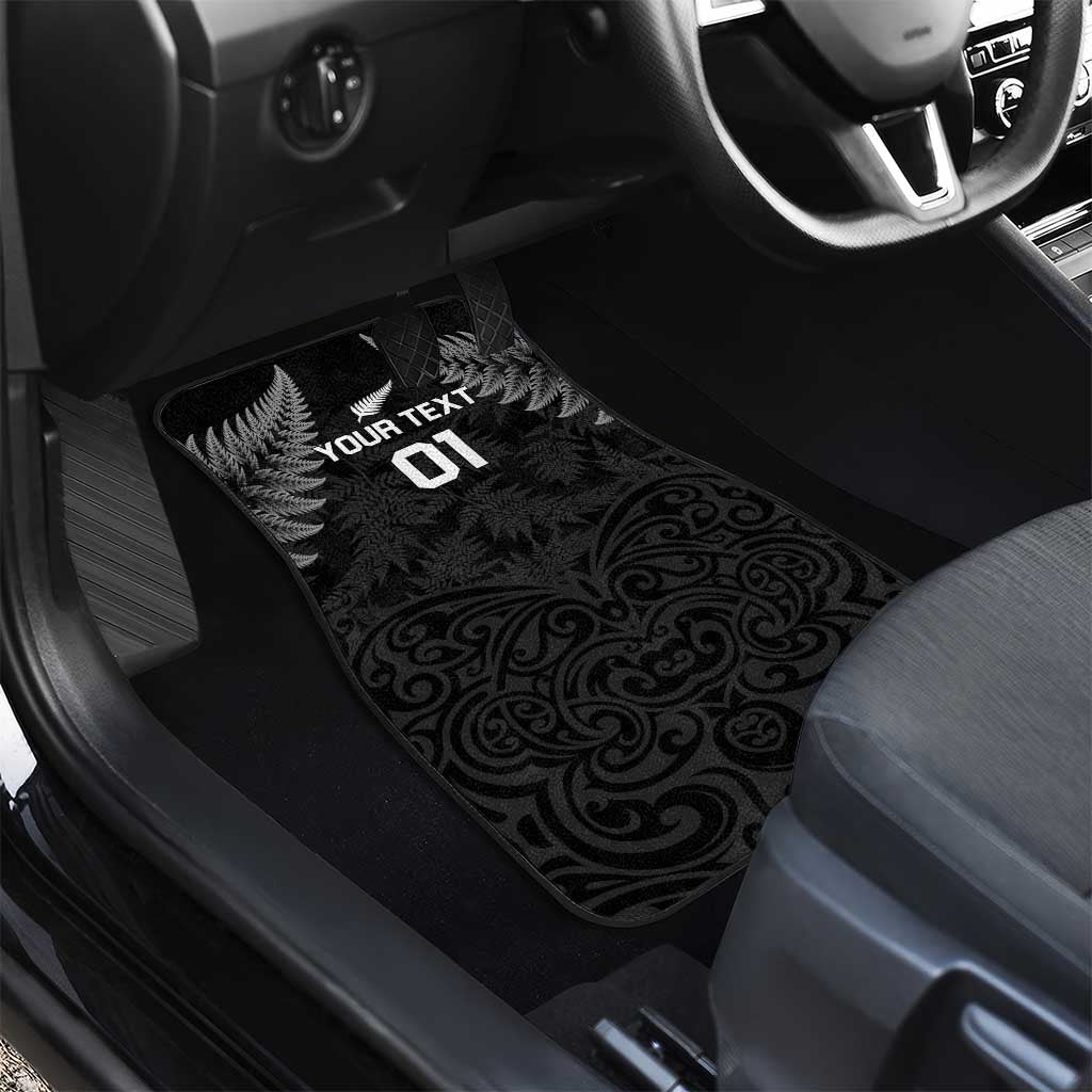 New Zealand 2024 Rugby Car Mats Silver Fern Aotearoa Kiwi LT01 - Polynesian Pride