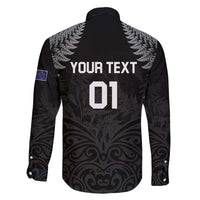Custom New Zealand 2024 Rugby Family Matching Short Sleeve Bodycon Dress and Hawaiian Shirt Silver Fern Aotearoa Kiwi