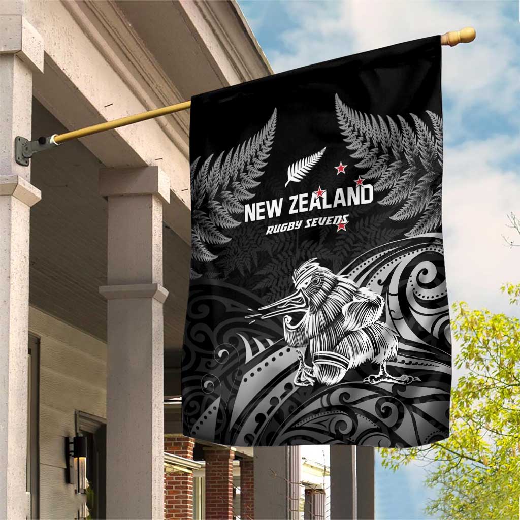 New Zealand 2024 Rugby Garden Flag Silver Fern Aotearoa Kiwi