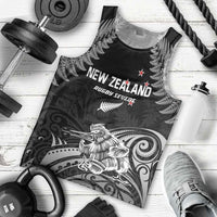 Custom New Zealand 2024 Rugby Men Tank Top Silver Fern Aotearoa Kiwi LT01 - Polynesian Pride