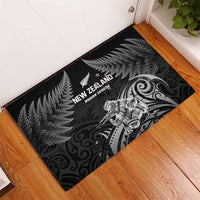 New Zealand 2024 Rugby Rubber Doormat Silver Fern Aotearoa Kiwi LT01 - Polynesian Pride