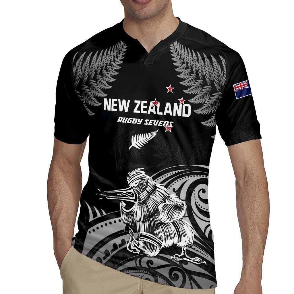 Custom New Zealand 2024 Rugby Rugby Jersey Silver Fern Aotearoa Kiwi LT01 - Polynesian Pride