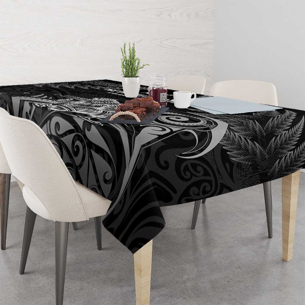 New Zealand 2024 Rugby Tablecloth Silver Fern Aotearoa Kiwi LT01 - Polynesian Pride
