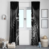 New Zealand 2024 Rugby Window Curtain Silver Fern Aotearoa Kiwi LT01 - Polynesian Pride