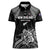 Custom New Zealand 2024 Rugby Women Polo Shirt Silver Fern Aotearoa Kiwi