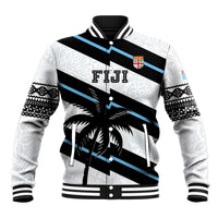 Custom Fiji 2024 Rugby Baseball Jacket Fijian Tapa Pattern